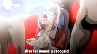 Anime - This freaky chick likes to be penetrated by 2 long dicks