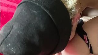 Gushing Cunt Squirts All Over Boyfriends Face