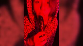 Bj practice on toy, point of view, soak