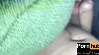 Hispanic Liking Worshiping his Cock and Nuts till Cummed