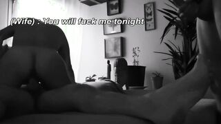 Cuckold watches ex-wife fucking inside front