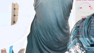 Squirt into lingerie, soak underwear on the face, rub my squirt on armpits