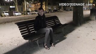 slim 19 yo first porn casting