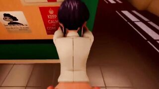 【MMD R-teen SEX DANCE】FUTA LONG PERVERSE PENIS EXTREME ANAL PLOWED SWEET HUGE BUTT おいしいお尻 [MMD]