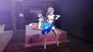 【MMD R-teens SEX DANCE】PERVERSE INSANE SEX SWEET YUMMY ASS ROUGH SEX ホットお尻 [MMD]