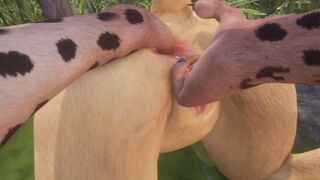 Dyke Feline Cats Snatch Play | Mouth Full of Piss Ending | Wild Life