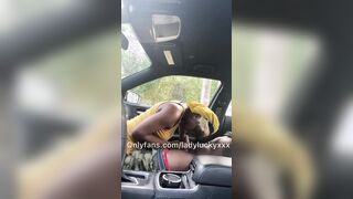 I wanted that cum inside my mouth so bad I pulled over and drained him into the vehicle