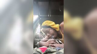I wanted that cum inside my mouth so bad I pulled over and drained him into the vehicle