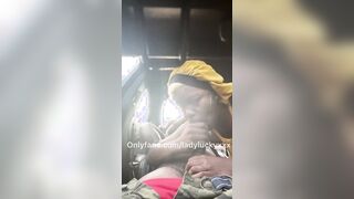 I wanted that cum inside my mouth so bad I pulled over and drained him into the vehicle