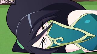 ANIMATION | Rengar meets Irelia and Ahri | Landidzu