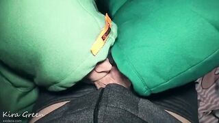 Girls into hoodies sucking off dick - head, sucking off nuts, doggy,