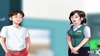 SummertimeSaga - Lover Secretly Invited To Her Home E1 #