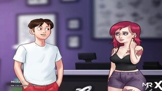 SummertimeSaga - Lover Secretly Invited To Her Home E1 #