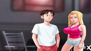 SummertimeSaga - Professor sat on top and gave her reward