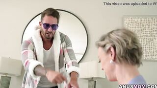 Dee Williams takes Quinton's dick inside all her 3 holes