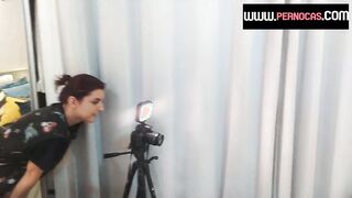 I love being behind the camera filming and directing a