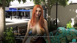 COLLEGE TIED #53 • Divine red haired with divine boobsm on