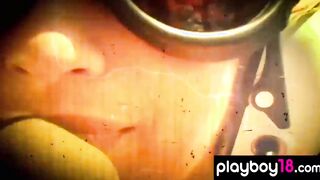 Badass hispanic Daisy Sanchez and her gf taking a naked