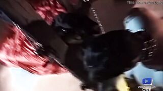 Hot domina Angela and Chipy share a penis