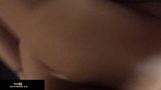 Pawg cumming on long cock POV