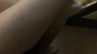 Huge TITTIE mom Deepthroats a Long Dick Like it was going out of style, into stylish mesh blindfold.