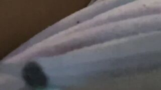 Huge TITTIE mom Deepthroats a Long Dick Like it was going out of style, into stylish mesh blindfold.