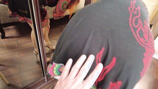 "I'll call you back later, I'm Fucking now." Stepmom drank wine and Fucks with Stepson