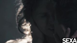 View this Bae's long natural boobies bounce as she ride her man