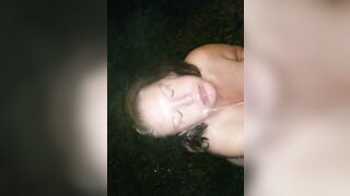 Amateur cougar gets golden shower into backyard