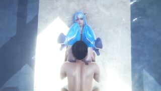 Sexual anime taking dick