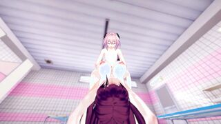 Fate Astolfo boned cartoon at shower