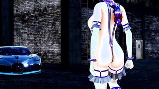 【MMD R-teenagers SEX DANCE】HOT SWEET LOVELY BUTT INSANE PERVERSE SEX ROUGH SEX 激しいセックス [MMD]