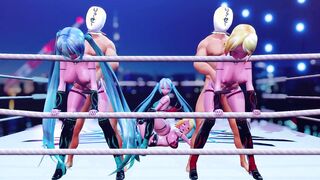 【MMD R-teenie SEX DANCE】TASTY BEAUTY BUTT SWEET SATISFACTION INSANE PERVERSE PLOWED ホットお尻 [MMD]