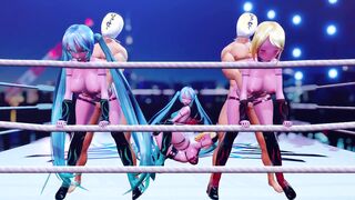 【MMD R-teenie SEX DANCE】TASTY BEAUTY BUTT SWEET SATISFACTION INSANE PERVERSE PLOWED ホットお尻 [MMD]
