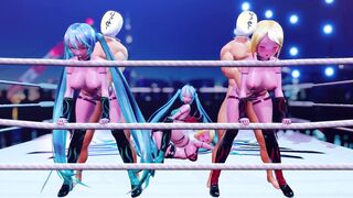 【MMD R-teenie SEX DANCE】TASTY BEAUTY BUTT SWEET SATISFACTION INSANE PERVERSE PLOWED ホットお尻 [MMD]