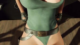 tomb raider: I plowed Lara Croft into my office - Big Cum in Her! - Couldn't HOLD A MINUTE 