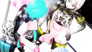 【MMD R-teenie SEX DANCE】FUTA PERVERSE EXTREME SEX SWEET SATISFACTION YUMMY HOTTIE BOOTY ハードセックス [MMD]