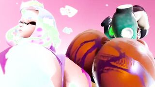 【MMD R-teenagers SEX DANCE】HOT YUMMY BOOTY SWEET BUTT GODDESS INSANE SATISFACTION ホットお尻 [MMD]