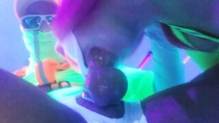 @SexyNeonKitty Short Video Sloppy Oral Sex Night three Camgirl Live