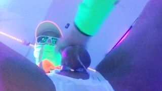 @SexyNeonKitty Short Video Sloppy Oral Sex Night three Camgirl Live
