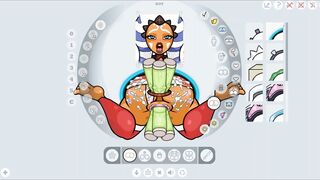 Fap Wall 0.7 [Christmas PornPlay Star Wars Parody] Ep.one Ahsoka Tano anal three alien monster dick