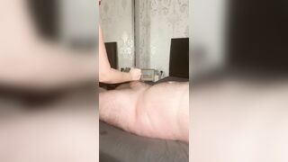 Turned On pregnant skank riding hubby's penis