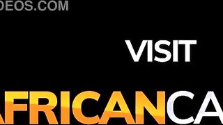 Delicious Ebony Chaturbate Exposed into First Interracial Casting Sex Tape
