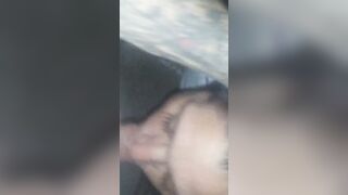 Hotwife Sunshyne blows Texas's bwc public abandoned house and takes facial!