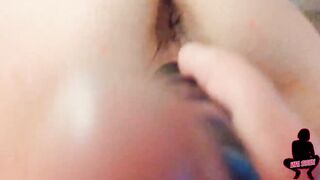 Amateur mom plays with snatch inside hotel room while listening to neighbor Screwed