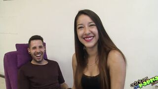 Angie White's first time