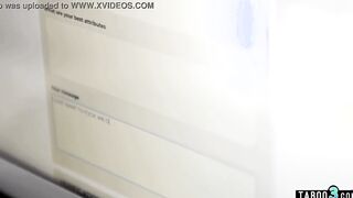 Desperate huge boobed oriental teens Ember Snow banged roughly by