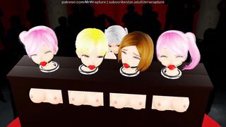 Tickle The Ivories (Yuri Fetish Sex) - 3D MMD