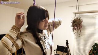 cunt with mouth into Socks & Sweaterdress suffering into crotch rope - Xmas One Of A Kind