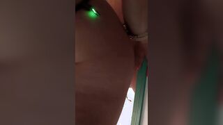 Stuffing my tight, crazy hot twat for Christmas.